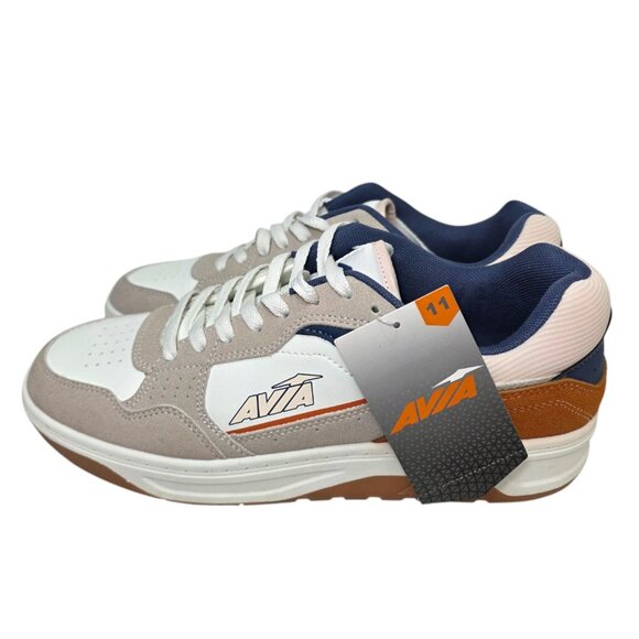 Avia Shoes - Avia Retro Court Sneakers Lace Up Women's Size 11 Low Heel Odor Control